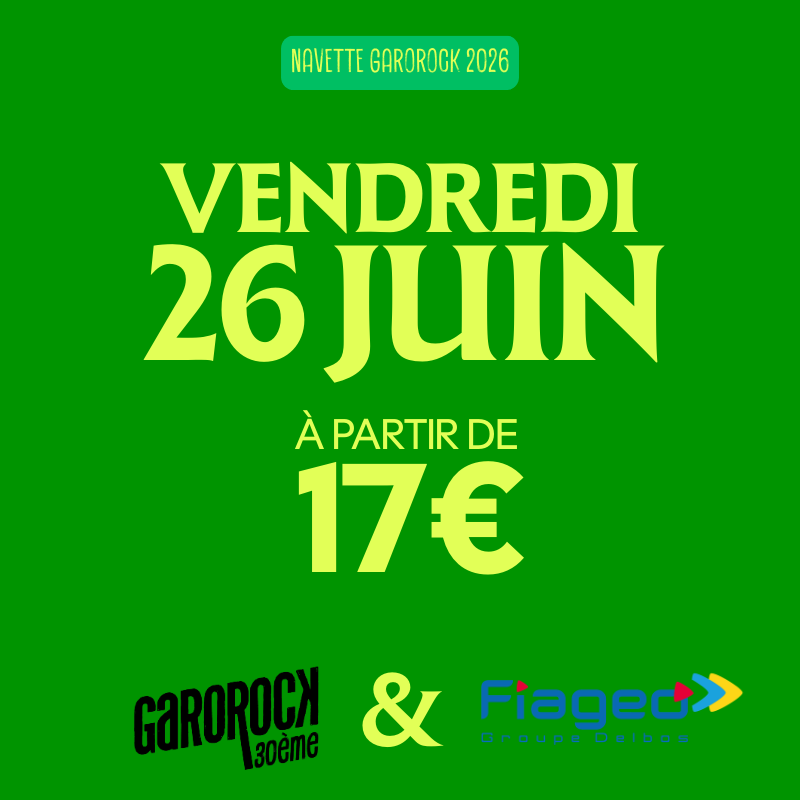 VENDREDI 26 JUIN 2026 (DÉPART NAVETTE 4h00)