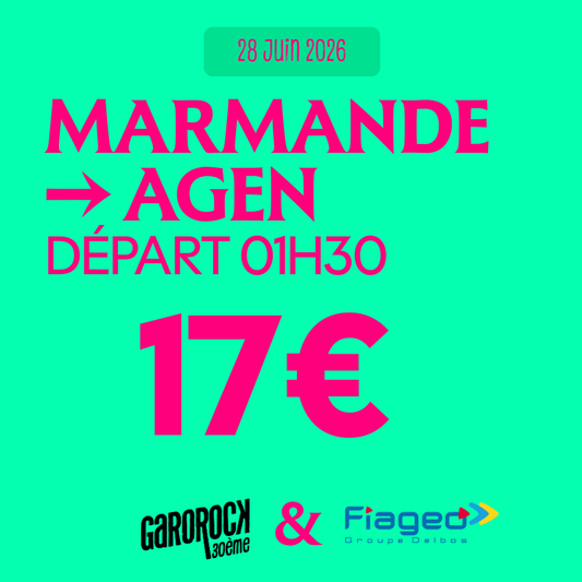 28 juin — Marmande → Agen, départ 1h30