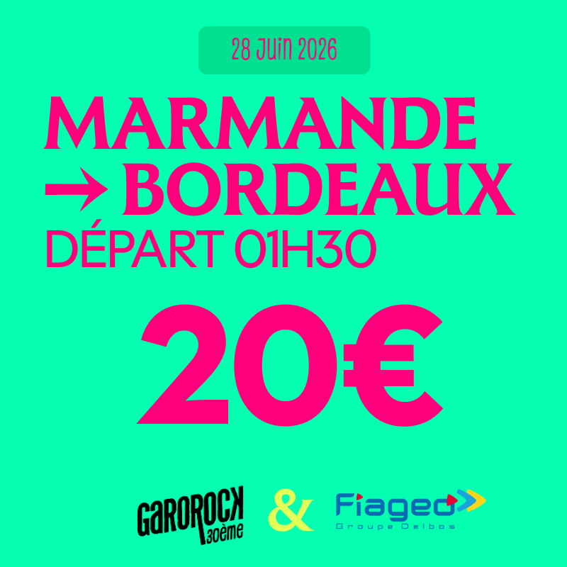 28 juin — Marmande → Talence, Bordeaux, départ 1h30